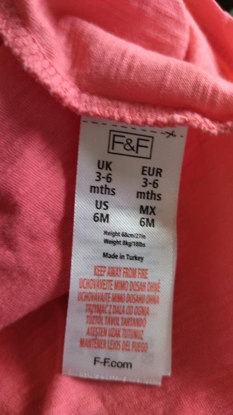 Tričko kvetinky, f&f,68