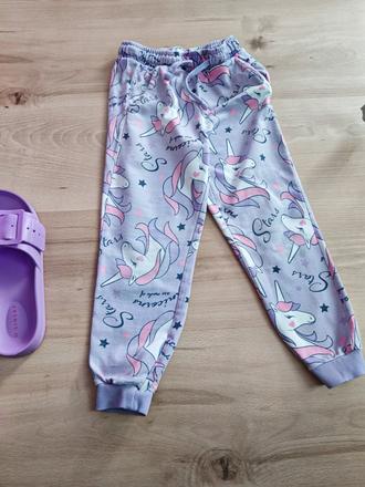 Tepláčiky jednorožec bavlna, sadnú 104-116, 110