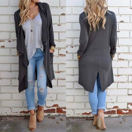 Cierny cardigan/mikina, l / m / xl