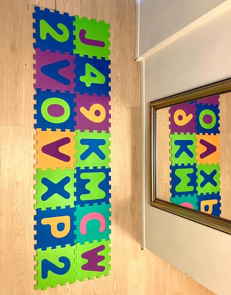 Puzzle penová podlaha - podložka, 