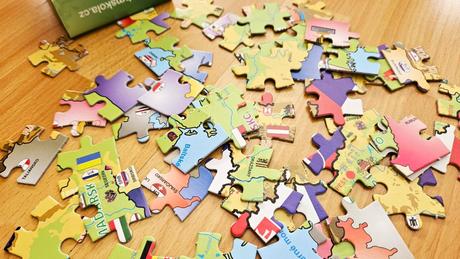 Puzzle ceskoslovensko, 29x20 cm, 