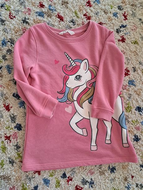 Mikinove saty, h&m,116