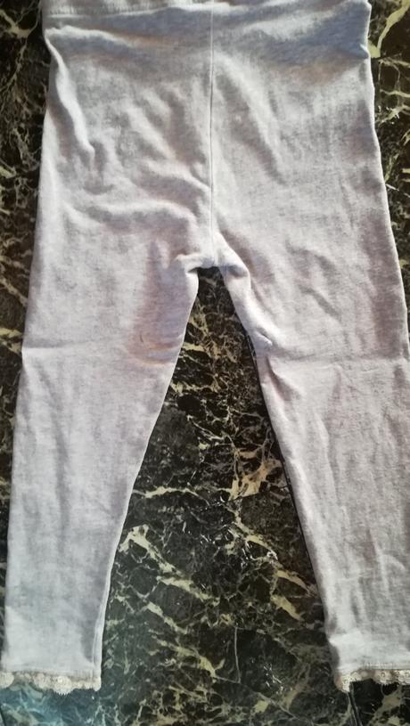 Legíny dievča 5 rokov sive, f&f,110