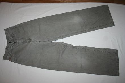 Chlapčenské svetlošedé nohavice hemelos, 140