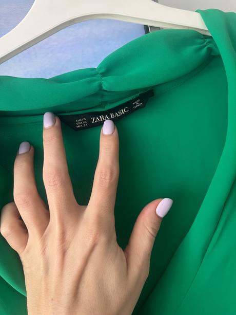 Zelena letna bluzka, zara,xs
