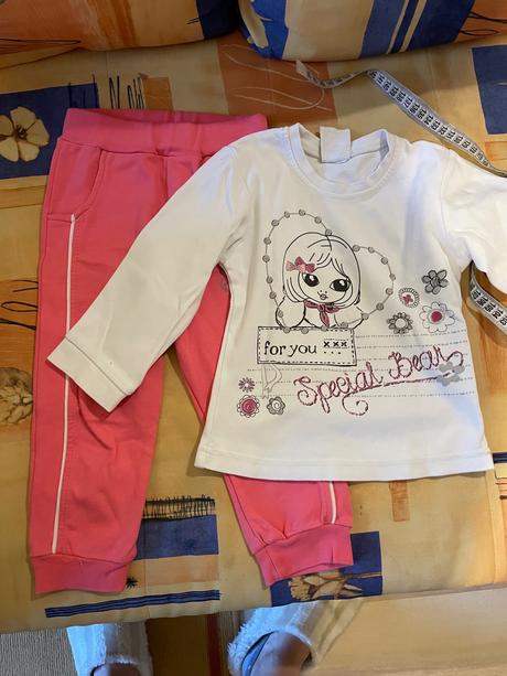 3 kusy súprava 104 vesta teplaky a tricko, 104