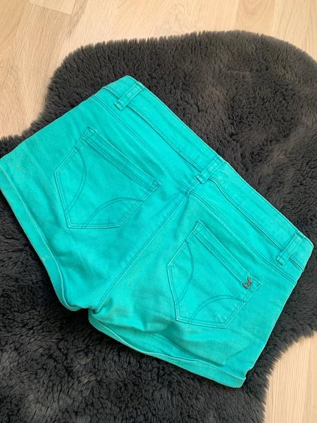 Tyrkysové kraťasy s nizkym pasom tally weijl, tally weijl,s