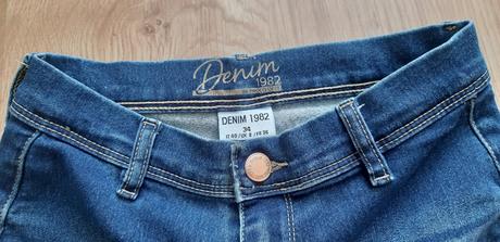 Rifle s vysokým pásom, denim,34