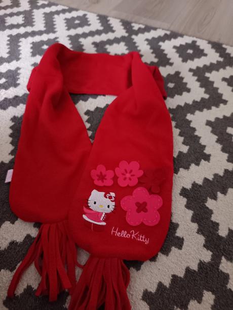 Teplý flísový šálik hello kitty, hello kitty