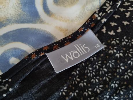 Čierno-hnedé elastické šaty wallis veľ. 40, wallis,40