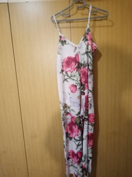 Dámsky široký kvietkovany overal, 