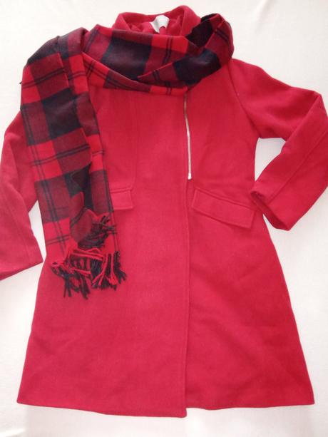 Kabát + šál, gate,42