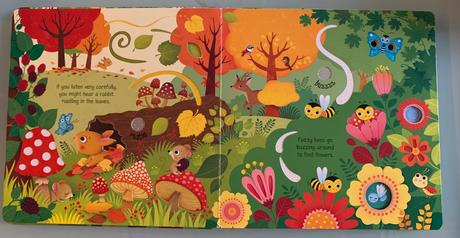 Zvuková knižka woodland sounds, 