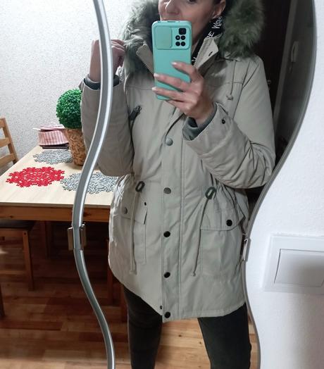 Šedá bunda, c&a,xxl