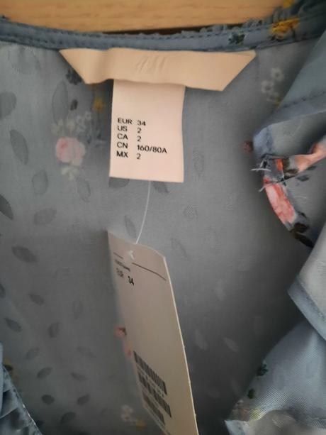 Elegantná saténová blúzka h&m -xs, h&m,xs