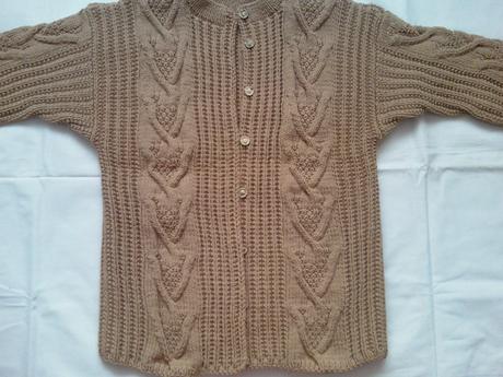 Muštárový sveter, s