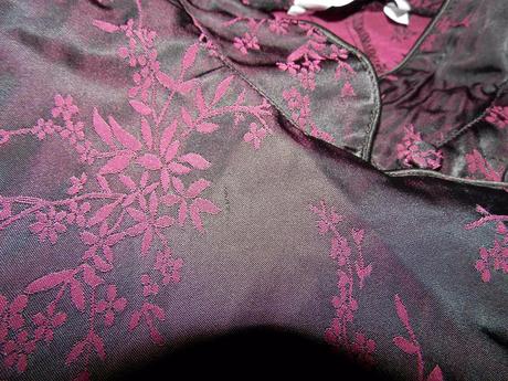 Čiernofialové činske šaty/tunika m, new look,38