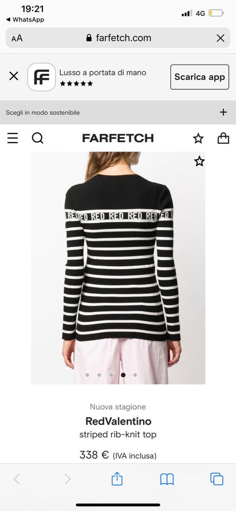 Valentino pulovrik m nový, m