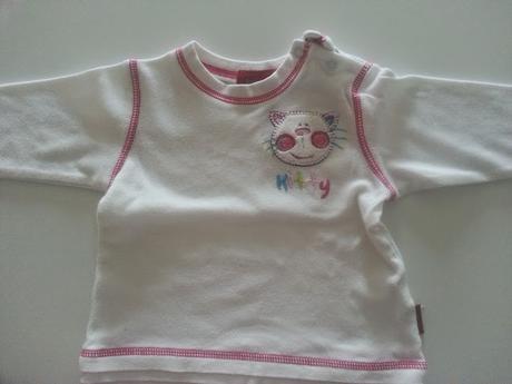 Tričko s mačičkou zn. babykap, 80