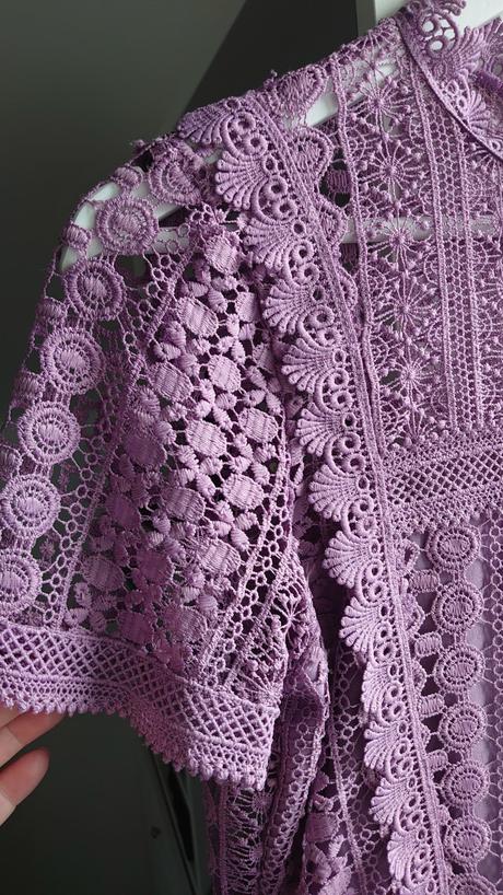 Fialové šaty, reserved,38