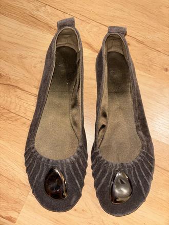 Zamatové baleriny zara 37, zara,37