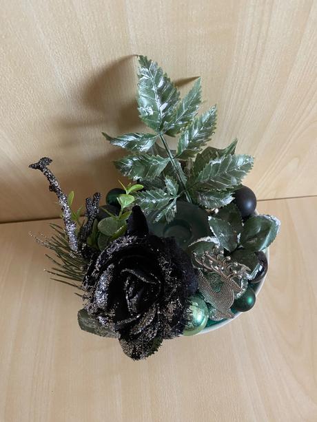 Vianočná dekorácia svietnik,