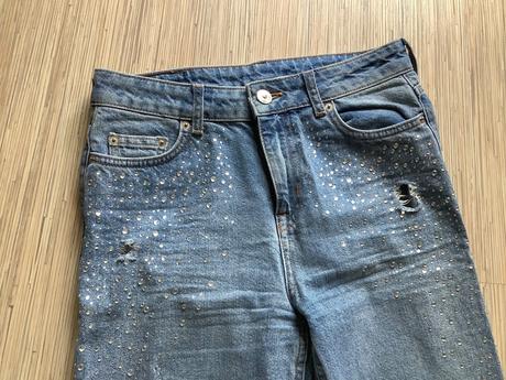 Drané rifle s kamienkami, h&m,s