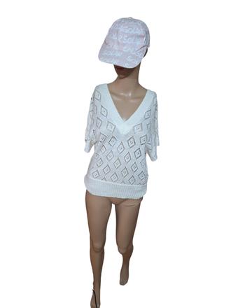 Dámsky pulóvrík s krátkymi rukávni, 40