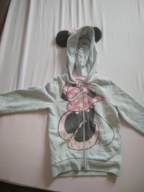 Mikina s ušami, h&m,104