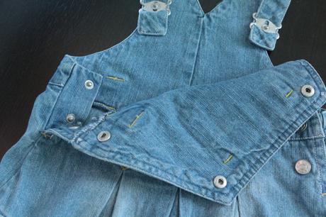 Nové riflové šatky + tričko, knot so bad, belgicko, 80