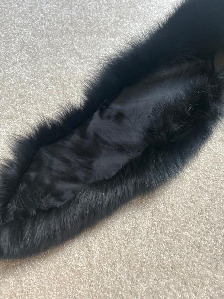 Kožušinový šál, limec, 