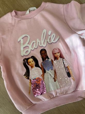 Mikina barbie, h&m,110