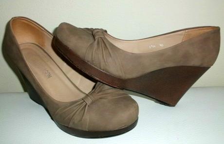 Skvelé pohodlné topánky na platforme, 38