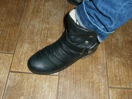 Teplučké kotníkové čižmy z pravej kože buffalo, 39