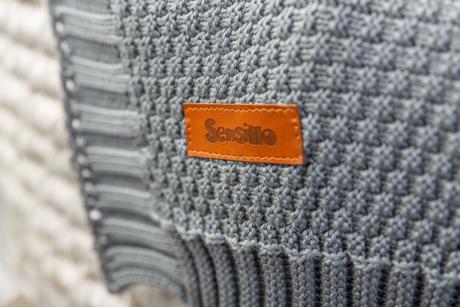 Sensillo bambusová deka s kapucňou tmavošedá, 