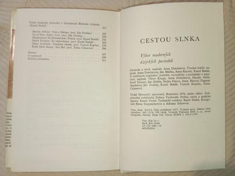 Ázijské poviedky, 1976,