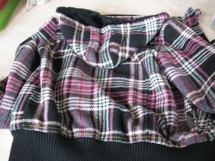 Dámska károvaná bunda/kabát, kenvelo,m