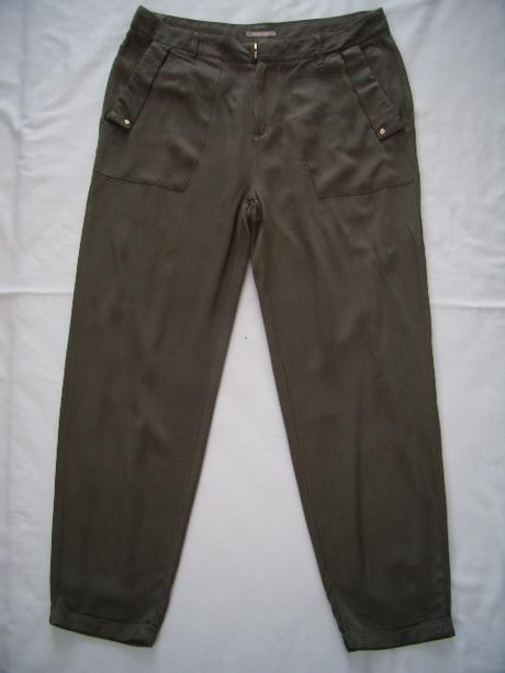 Zelené letné nohavice v.m-l, orsay,m