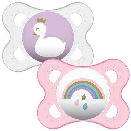 Mam silikónový cumlík original ortodontický 2ks, 0, mam