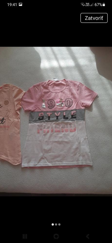 Trička 2ks, 134