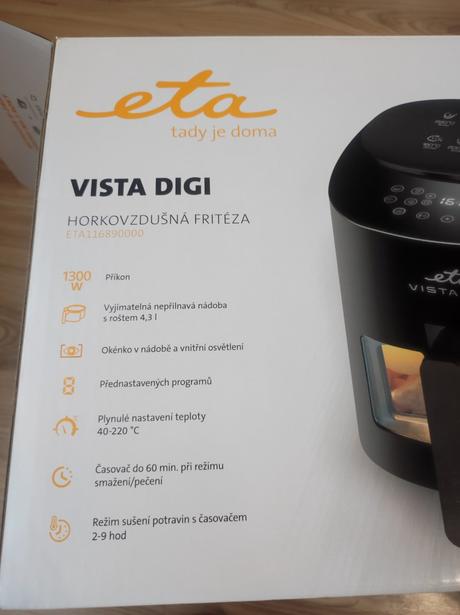 Teplovzdušná fritéza, eta
