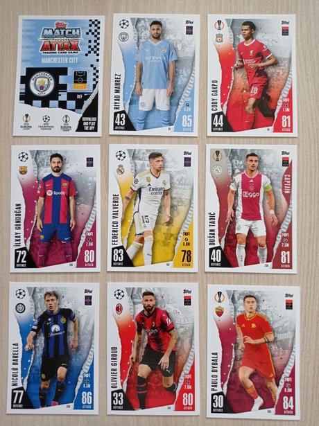 Kartičky match attax 2023/24,
