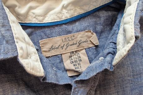 Riflova košeľa l.o.g.g., h&m,92