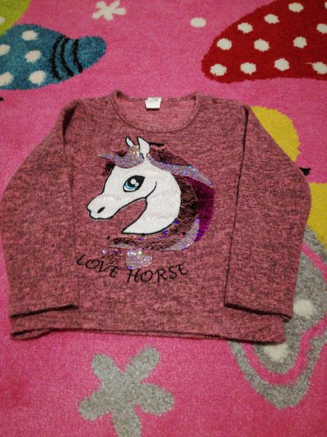 Mikina jednorožec 104/110, 110