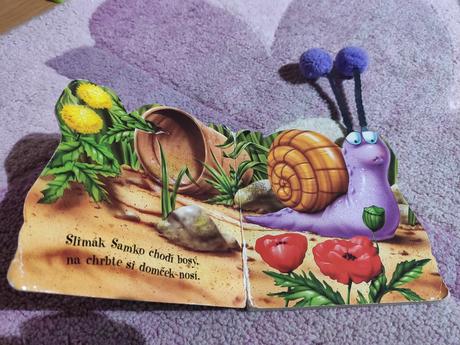 Slimáčikov dom - knižka pre malé deti,