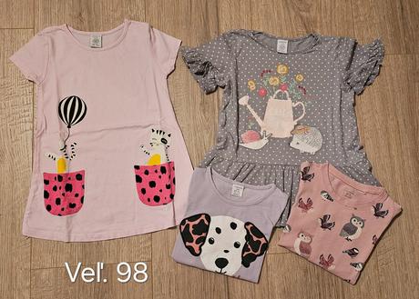 Tričko vtáčiky, lindex,98