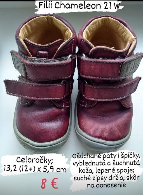Barefootové celoročky filii 21 w, filii,21