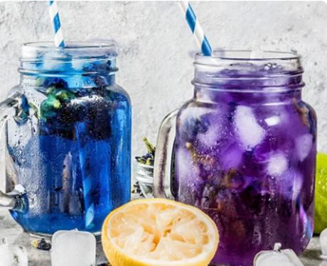 Modrý čaj - kvet plný antioxidantov,