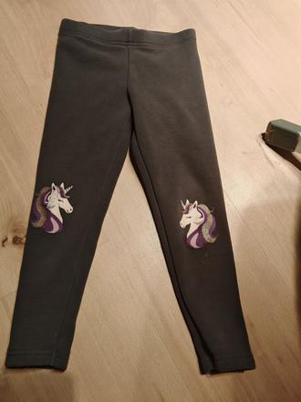 Vyteplené termo legíny top stav 98-110, 104