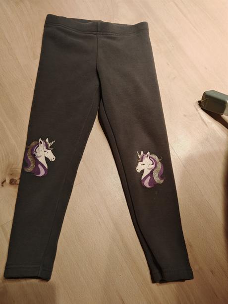 Vyteplené termo legíny top stav 98-110, 104